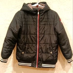 Tommy Hilfiger Black Bomber Jacket Youth Size 10-12